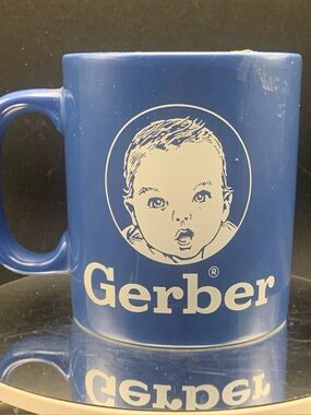 Vintage Staffordshire Kiln Craft England Gerber Glad You Were Here in 1987 Mug